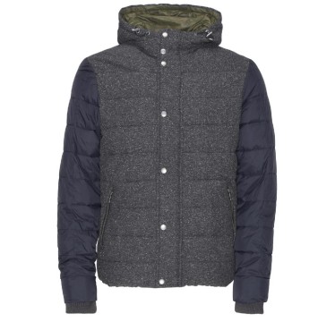 Jack&jones giubbino imbottito con piuma sinteca e cappuccio mod. SID